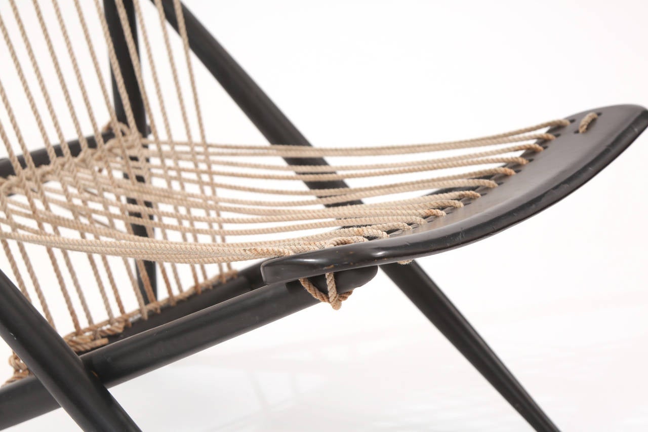 Japanese Stunning Rope Chair by Maruni
