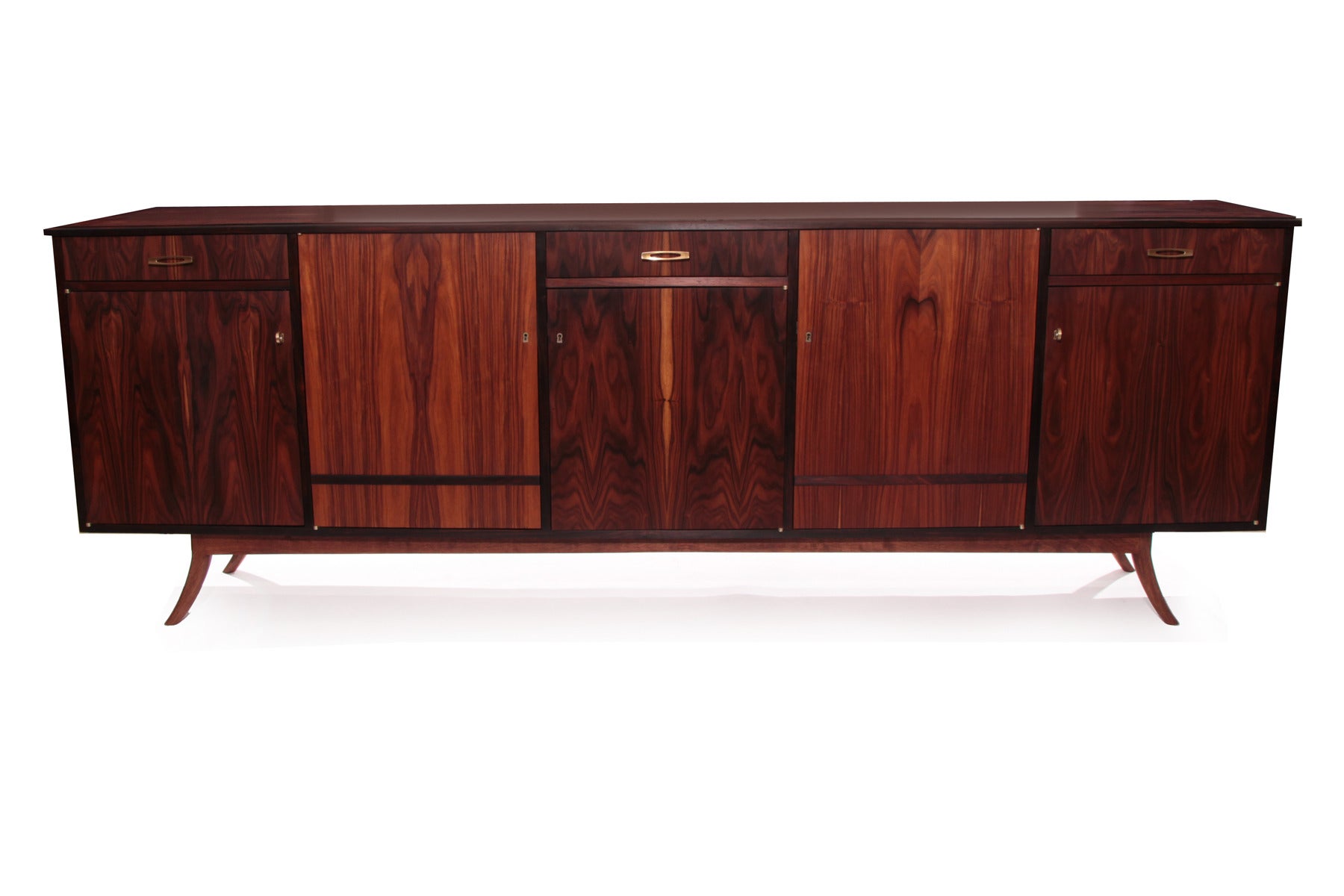 Saber Leg Rosewood Brazilian Credenza