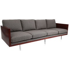 Rosewood Case Sofa by Milo Baughman for Thayer Coggin