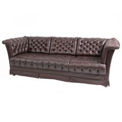 Lovely Leather Chesterfield Sofa