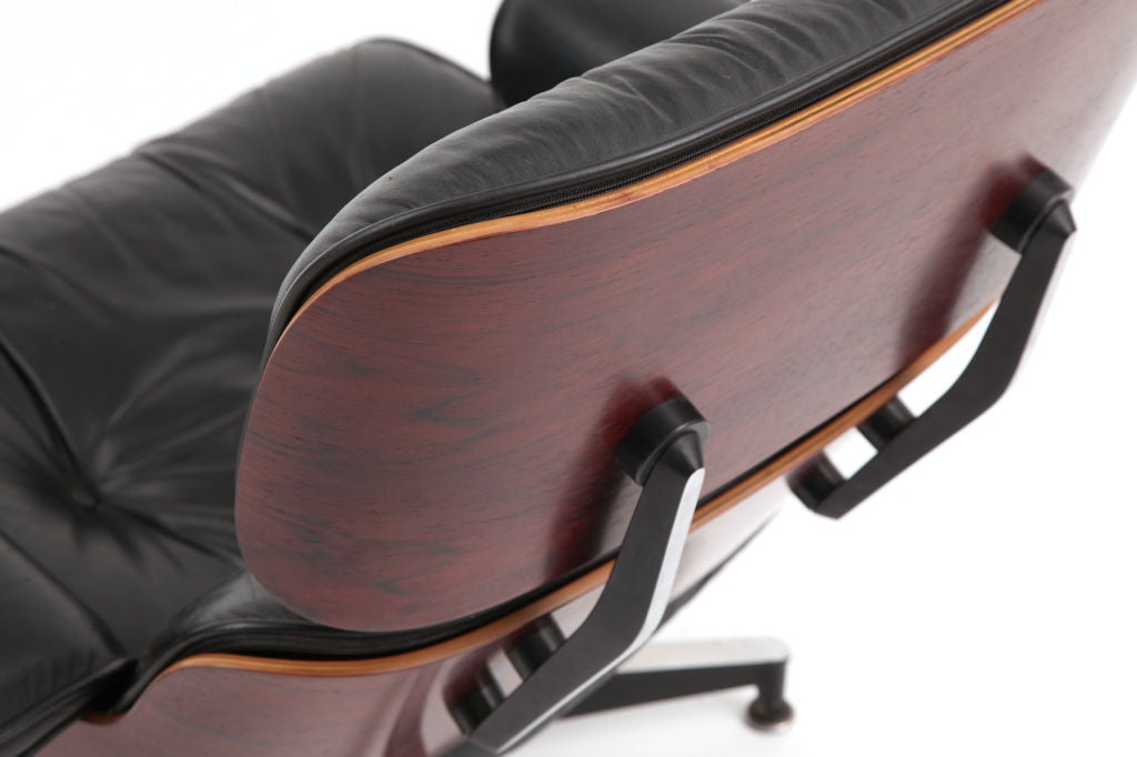 Wood Pair of Eames Herman Miller Lounge Chairs