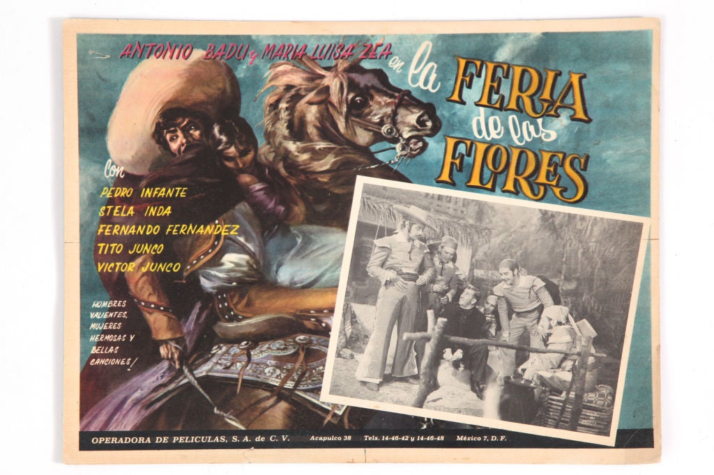 Red has recently acquired a collection of nearly 600 original Mexican movie lithographs that date from the 1950's and 60's. Themes range from lucha libre to monsters to horror to comedy  to spaghetti western. Some feature iconic actors from Mexico