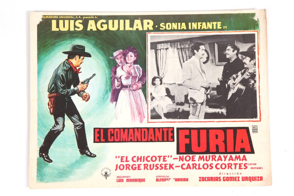 Mid-20th Century Monumental Collection of Cinema Lithographs