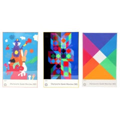3 Original 1972 Olympic Serigraphs