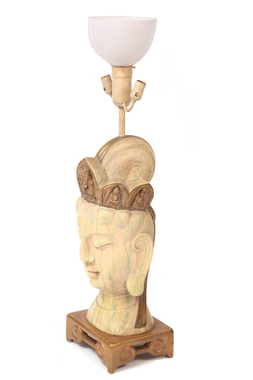 Monumental Buddha Head Lamp 1