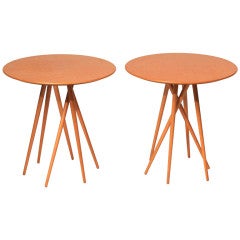 Pair of Knoll Toothpick Tables