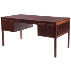 Elegant Brazilian Rosewood Desk by Erik Wortz