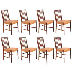 Rare Set of Eight Rosewood Dining Chairs by Georg Kofoed