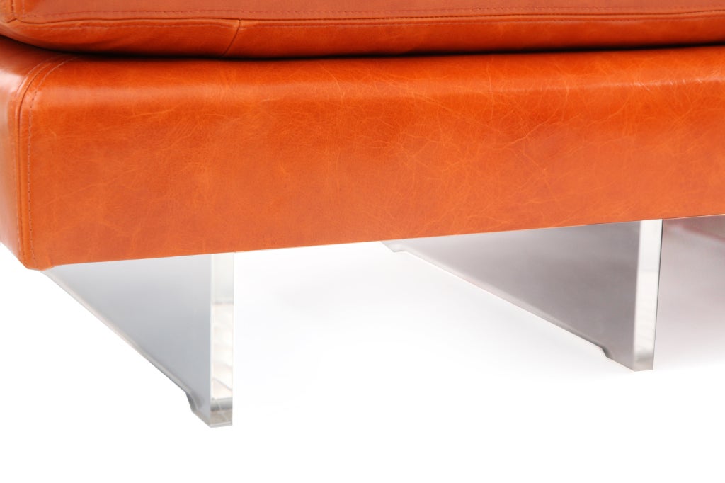Vladimir Kagan Leather Omnibus Sectional Sofa 4