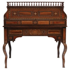 Phenomenal Parquetry Writing Desk