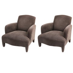 Gorgeous Pair of  John Hutton Donghia Lounge Chairs