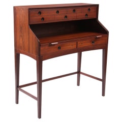 Beautiful Rosewood & Ebony Writing Desk