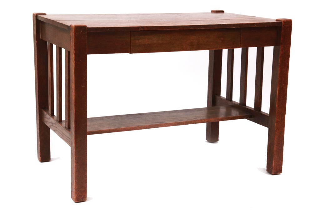 American Stickley Brothers Mission Oak Desk & Chair