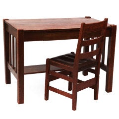 Used Stickley Brothers Mission Oak Desk & Chair