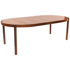 John Kapel Glenn of California Walnut and Steel Dining Table