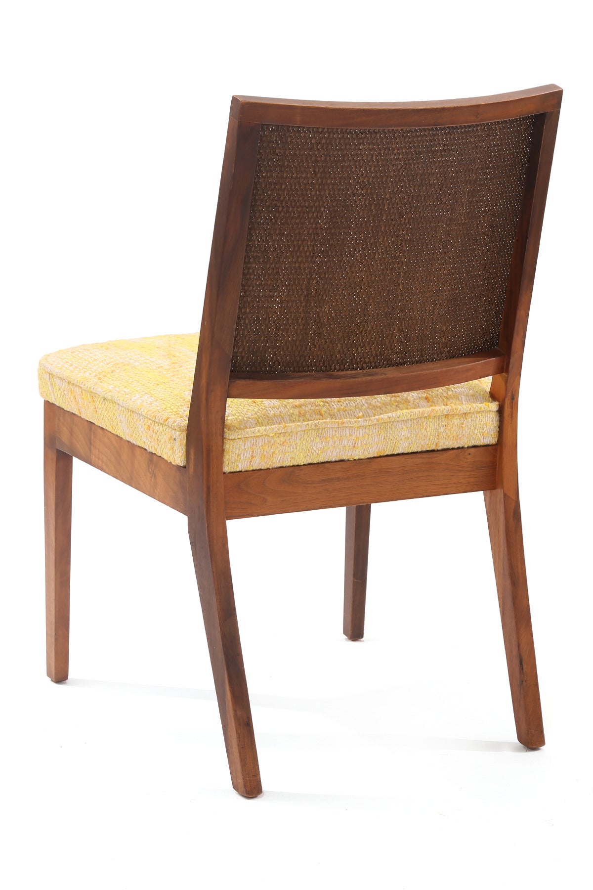 Six Solid Walnut Dining Chairs by John Kapel In Good Condition In Phoenix, AZ
