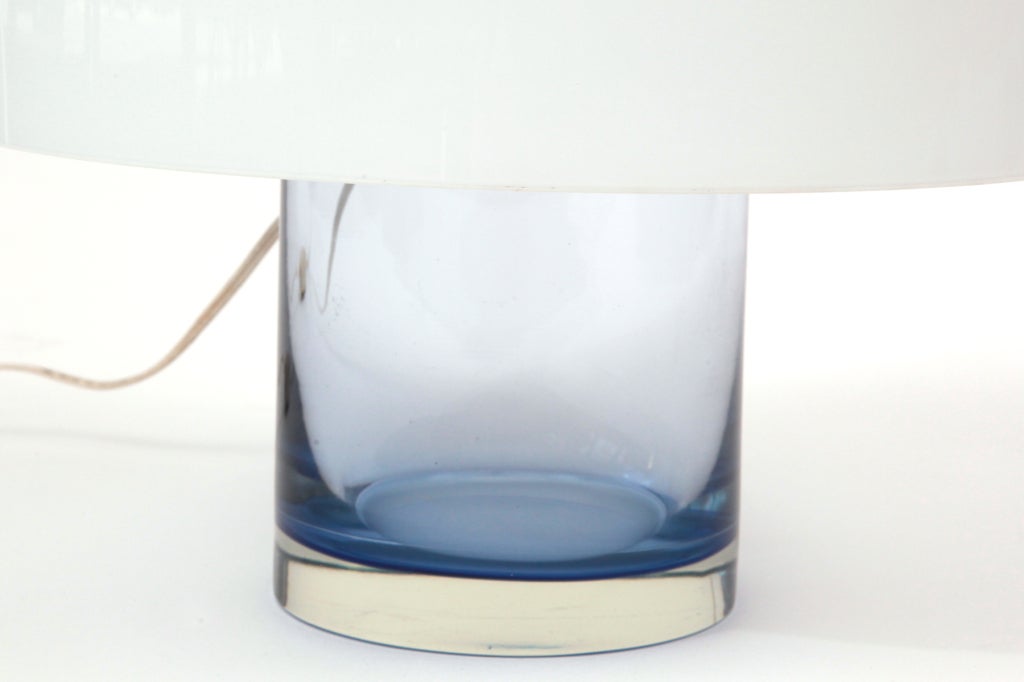 1970s Murano Glass Dome Table Lamp