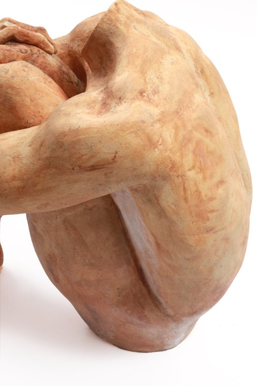 Massive Figural Ceramic Sculpture In Good Condition For Sale In Phoenix, AZ