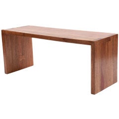 Elegant Solid Walnut Bench with Butterfly Joints
