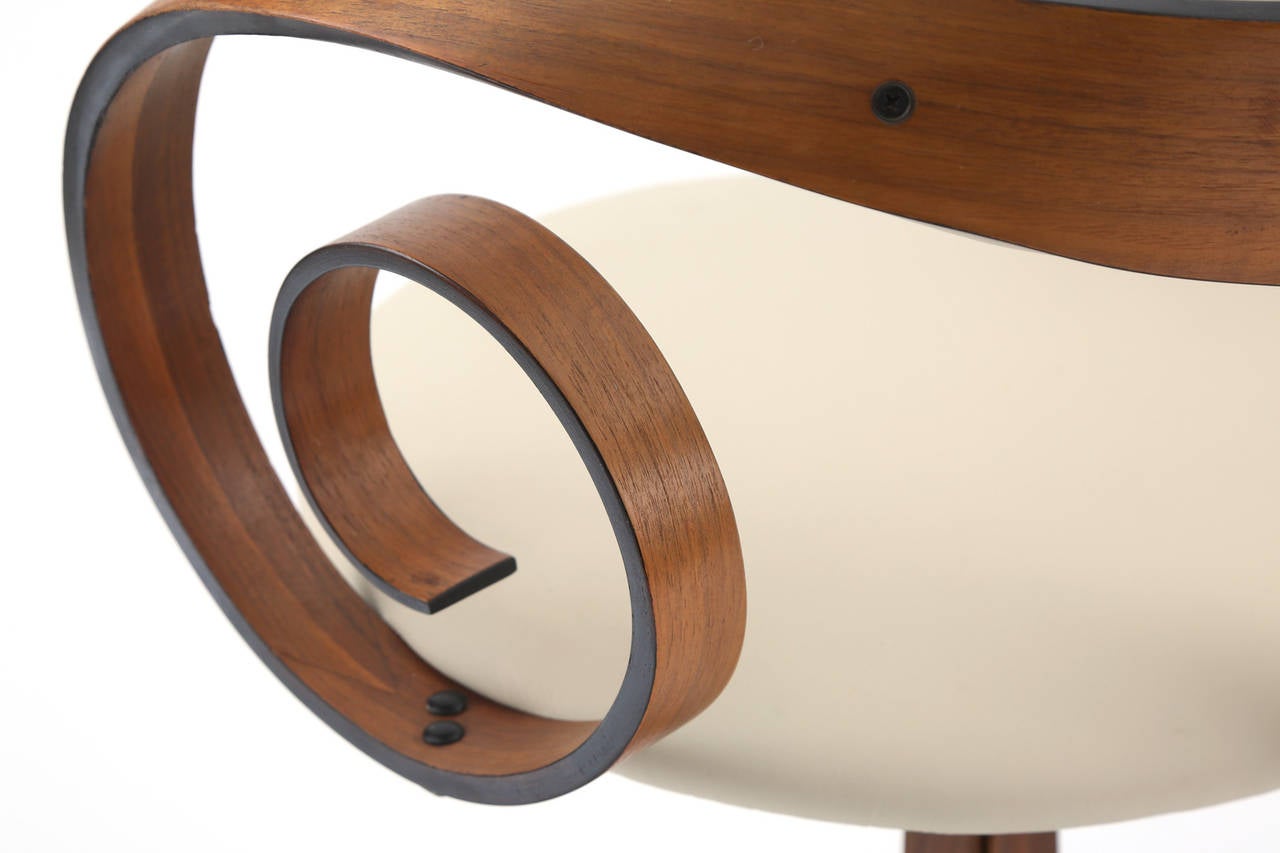 Four Rare Scroll Chairs by George Mulhauser for Plycraft 1