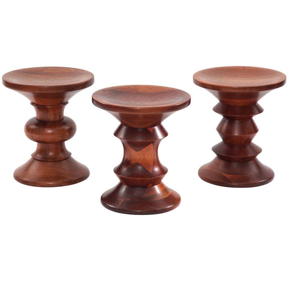 Three Early Charles & Ray Eames Time Life Stools