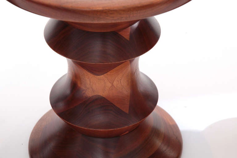 Walnut Three Early Charles & Ray Eames Time Life Stools