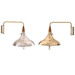 Gerald Thurston Lightolier Weighted Wall-Mounted Sconces