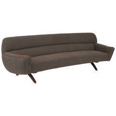 Curved Sofa by Leif Hansen