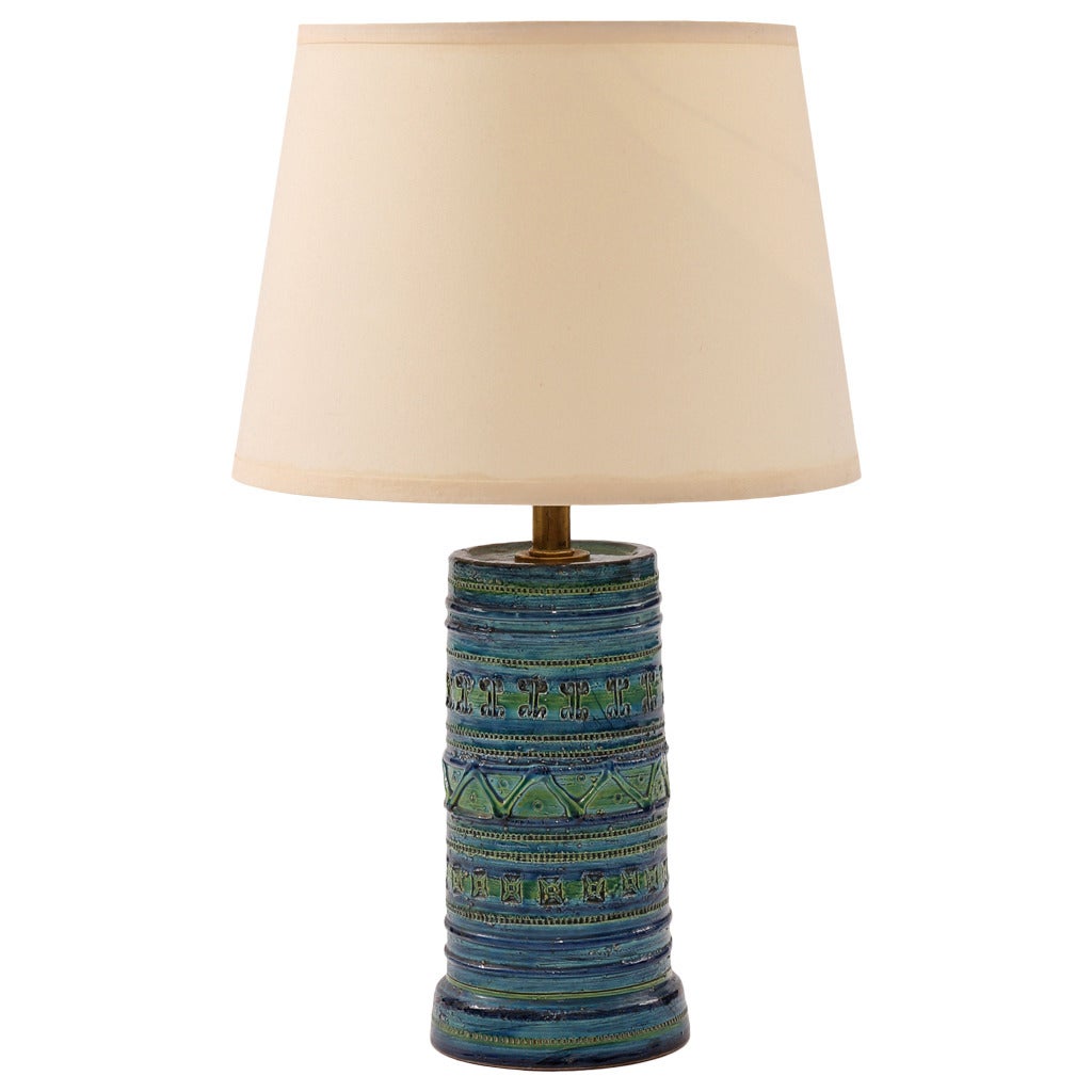 Glazed Ceramic Lamp by Bitossi