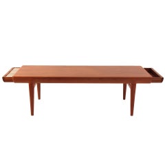 Johannes Andersen Teak Cocktail Table with Drawers