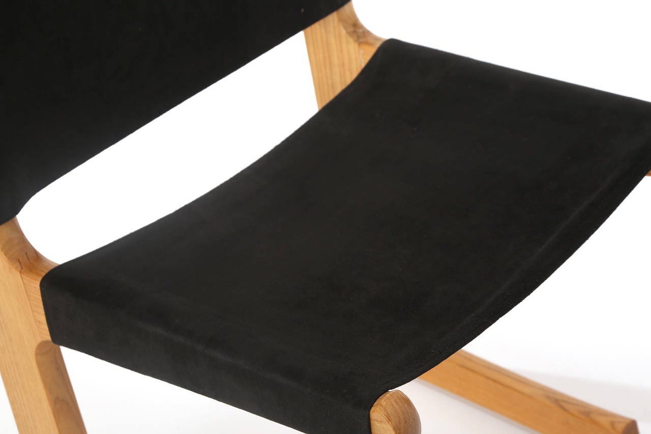 12 Oak Sling Dining Chairs by Adrian Heath for Cado 1