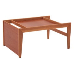 Sculptural Teak & Mahogany Serving Tray 3