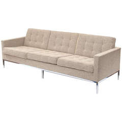 Classic Florence Knoll Three-Seat Sofa