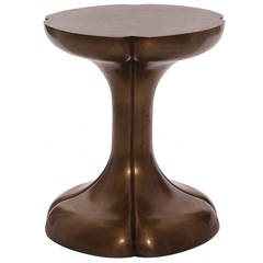 Jacques Garcia for McGuire Cast Brass 'Lucky' Pedestal Table