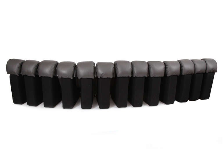 Late 20th Century Early Stendig DS600 Never Ending Sofa