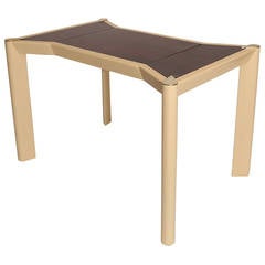 Rosewood Brass and Lacquered Italian Game Table 2