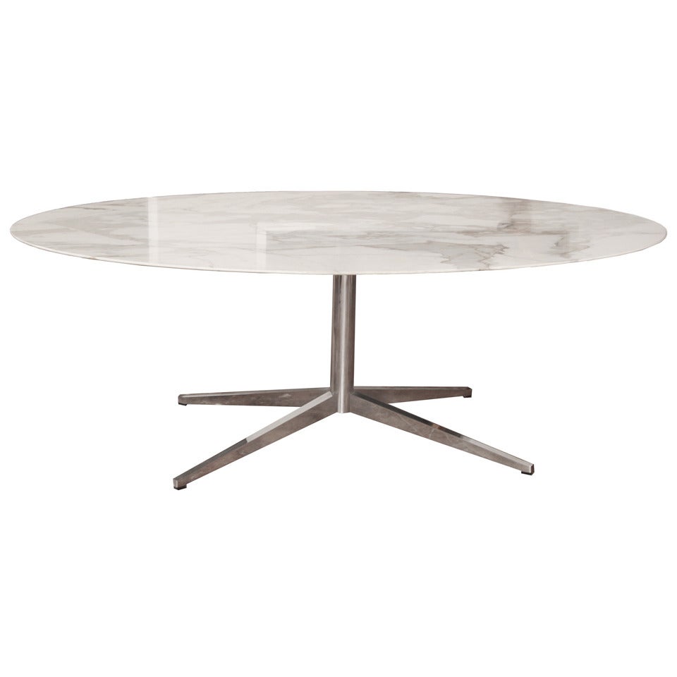 Gorgeous Calacatta Marble Florence Knoll table