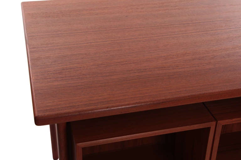 Mid-20th Century Floating Teak Desk by Kai Kristiansen