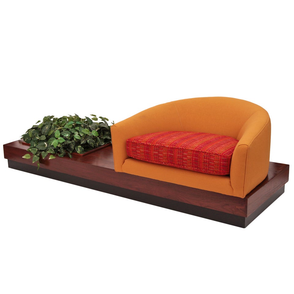 Adrian Pearsall Platform Chair and Planter