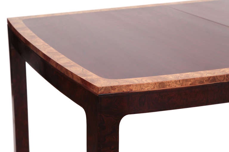 American Fabulous Burl Dining Table by Mastercraft
