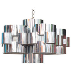 Curtis Jere Inverted Circles Chandelier