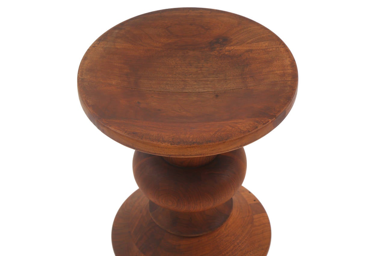 Mid-Century Modern Eames Herman Miller Walnut Time Life Stool