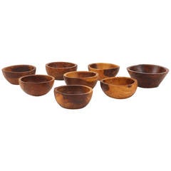 Eight Stunning Olivewood Bowls