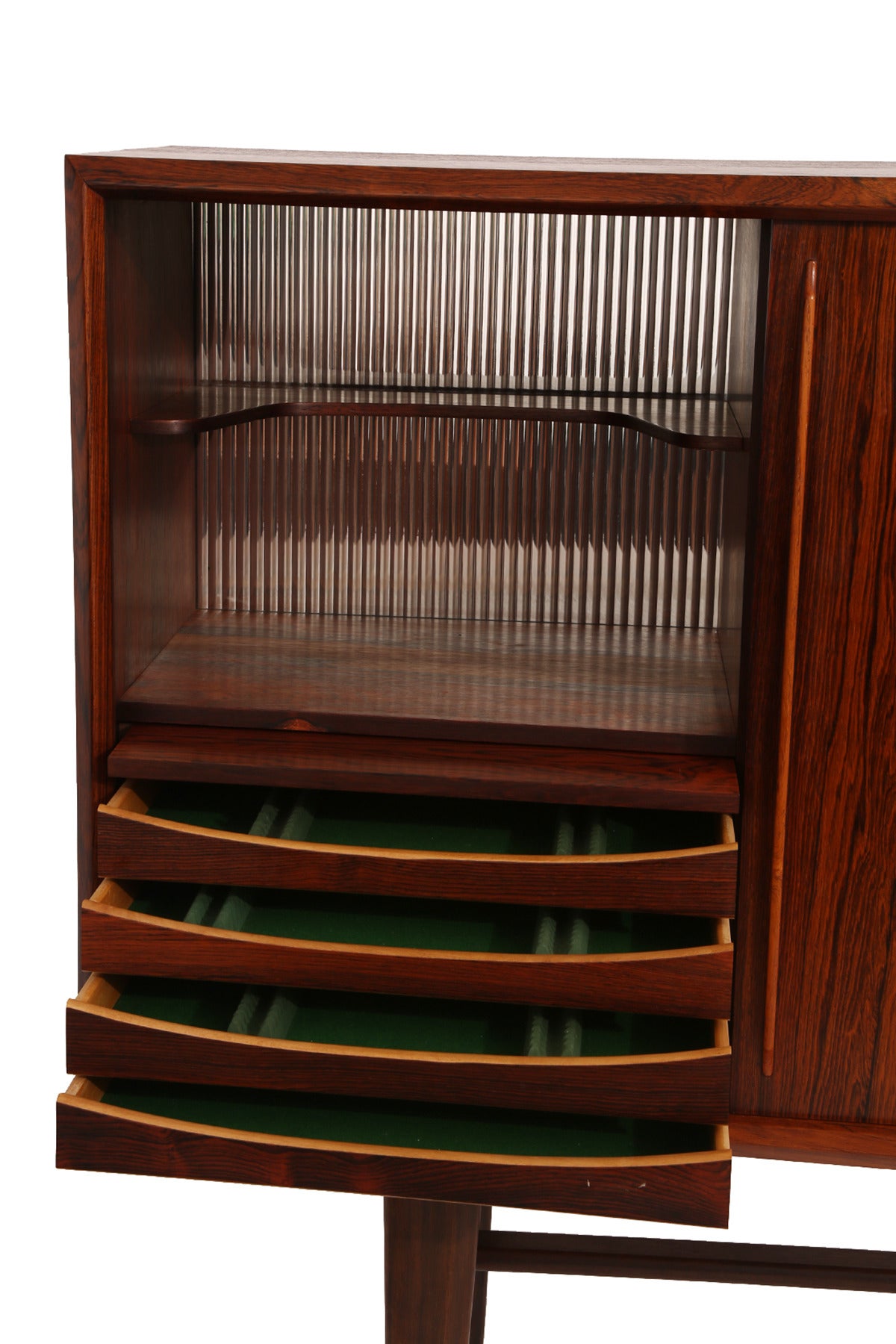 Fabulous Rosewood Sideboard or Credenza by Dansk Designs In Excellent Condition In Phoenix, AZ