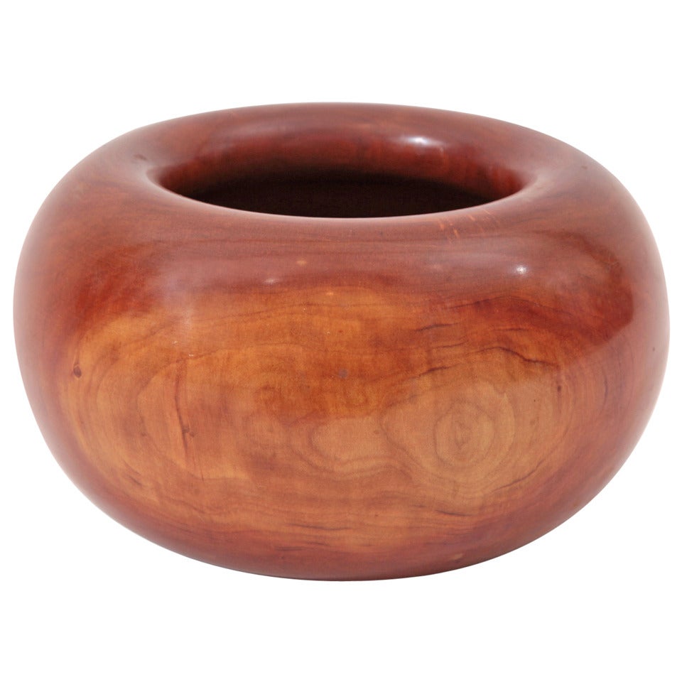 Rare Ed Moulthrop Wild Cherry Turned Bowl