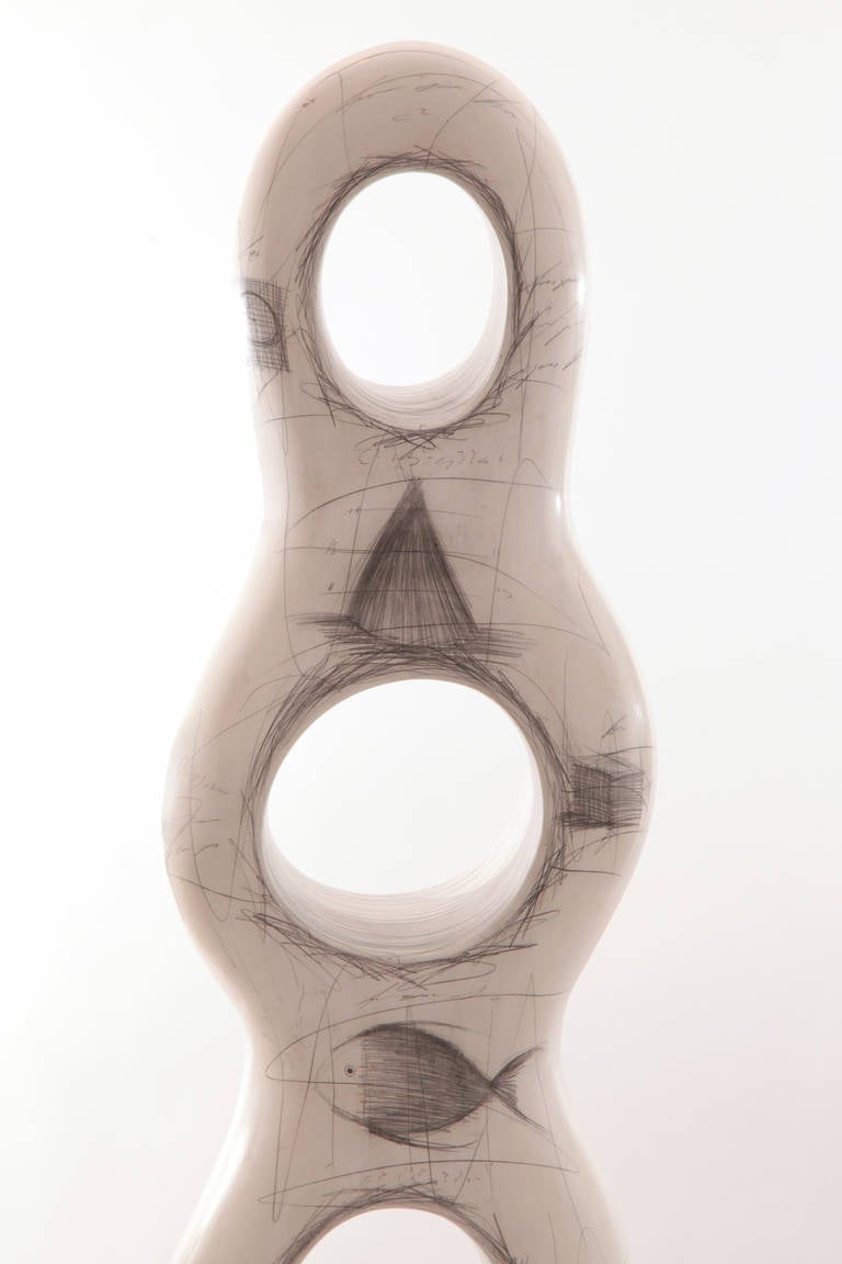 Yuri Zatarain LargeScale Ceramic Sculpture at 1stdibs