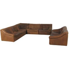 7 Section Buffalo Leather Desede Sofa