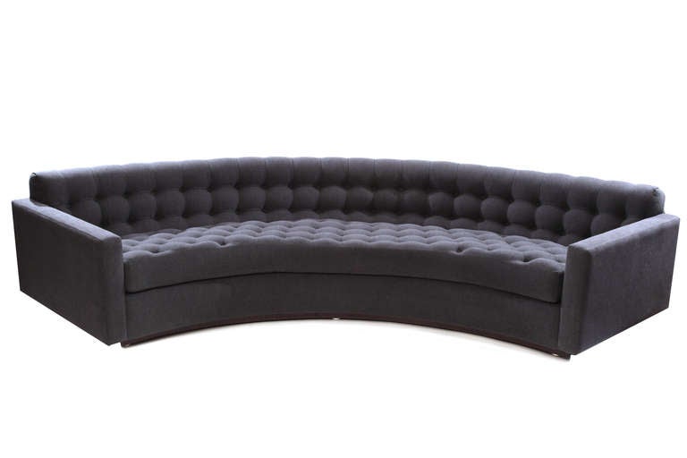 Late 20th Century Pair of Milo Baughman Thayer Coggin Tufted Sofas