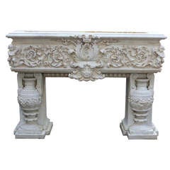 Fabulous Marble Planter Antique Fabulous Marble Planter