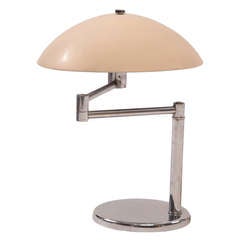 Nessen Adjustable Dome Table Lamp